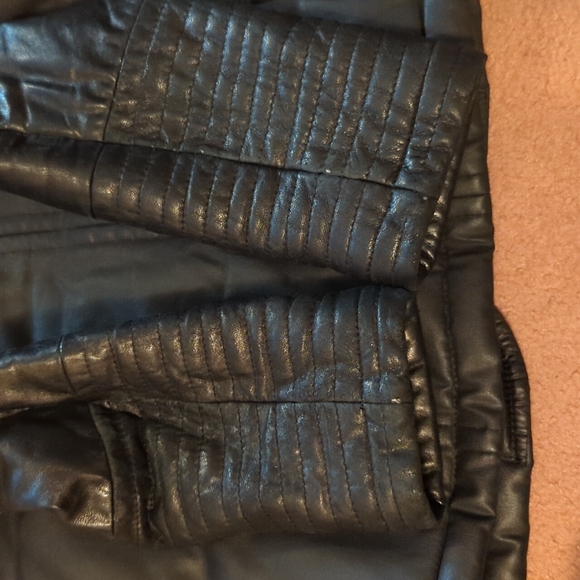 Rudsak Leather Sleeves Coat - Picture 8 of 16
